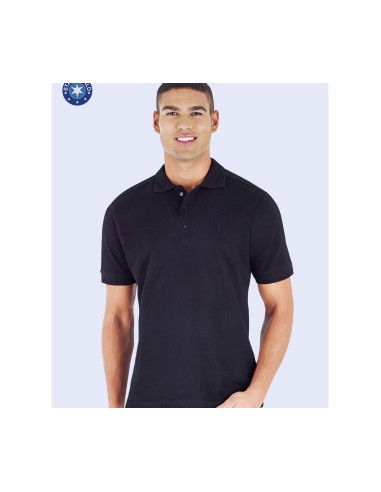S-SW160-Mens Organic Cotton Piqué Polo